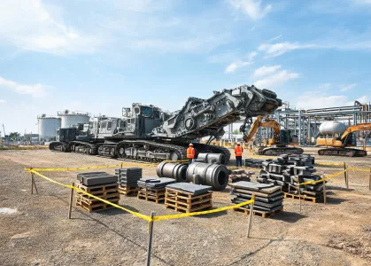 Oil and gas support equipment application