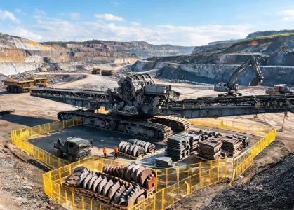 Open-pit mining equipment application