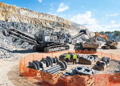 Quarry operations equipment application