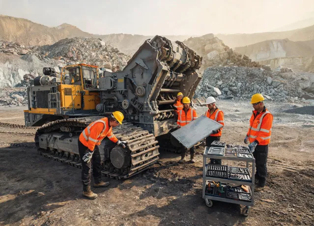 Terex field service team